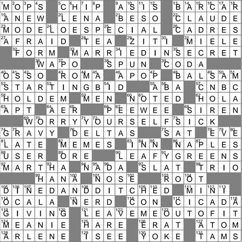 fixed charge crossword clue